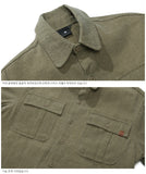 ダブルユーブイプロジェクト(WV PROJECT)WORKLOOK PIGMENT SHIRT OLIVE MJLS7317