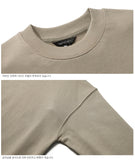 ダブルユーブイプロジェクト(WV PROJECT) NATHAN PIGMENT SWEAT SHIRTS BEIGE JJMT7233