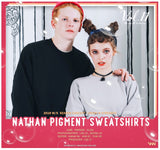 ダブルユーブイプロジェクト(WV PROJECT) NATHAN PIGMENT SWEAT SHIRTS GRAY JJMT7233