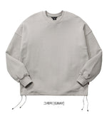 ダブルユーブイプロジェクト(WV PROJECT) NATHAN PIGMENT SWEAT SHIRTS GRAY JJMT7233