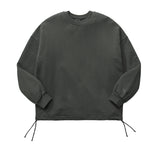 ダブルユーブイプロジェクト(WV PROJECT) NATHAN PIGMENT SWEAT SHIRTS CHARCOAL JJMT7233