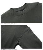 ダブルユーブイプロジェクト(WV PROJECT) NATHAN PIGMENT SWEAT SHIRTS CHARCOAL JJMT7233