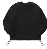 ダブルユーブイプロジェクト(WV PROJECT) NATHAN PIGMENT SWEAT SHIRTS BLACK JJMT7233