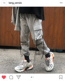 ランベルシオ(LANG VERSIO) 189 Nylon Metal String Jogger Pants