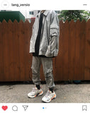 ランベルシオ(LANG VERSIO) 189 Nylon Metal String Jogger Pants