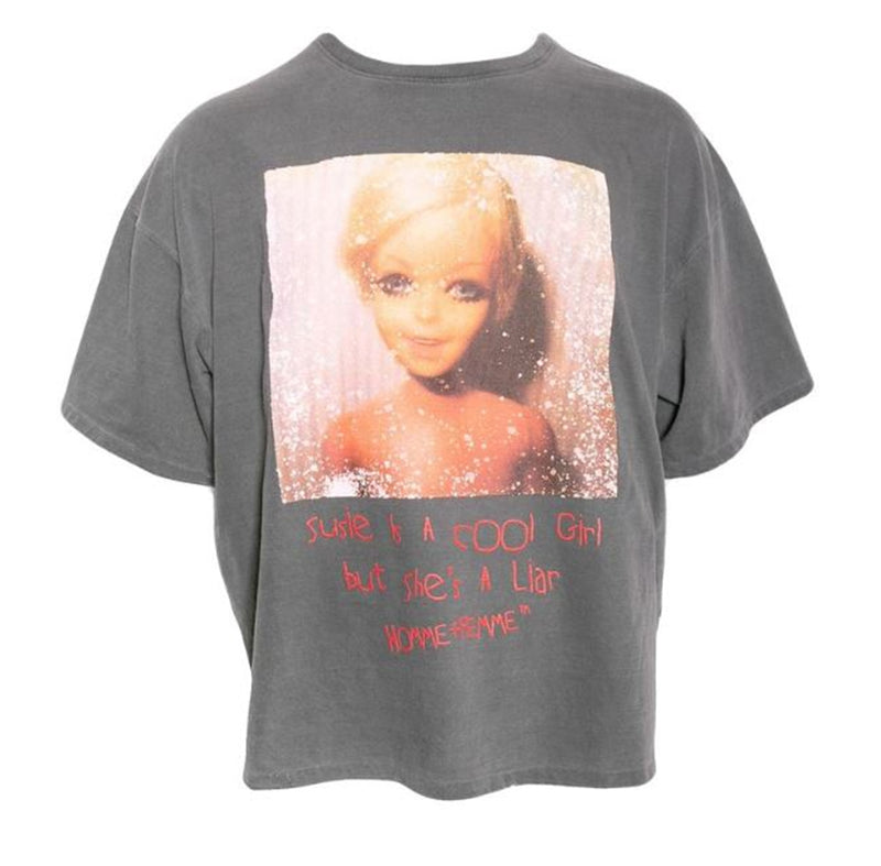 HOMME PLUS FAMME (オムファム)  SUSIE TEE BLACK