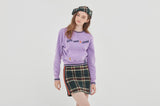 ロマンティッククラウン(ROMANTIC CROWN)  GNAC POCKET SWEATSHIRT_PURPLE