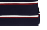 ロマンティッククラウン(ROMANTIC CROWN) GNAC STRIPE POCKET DRESS_NAVY