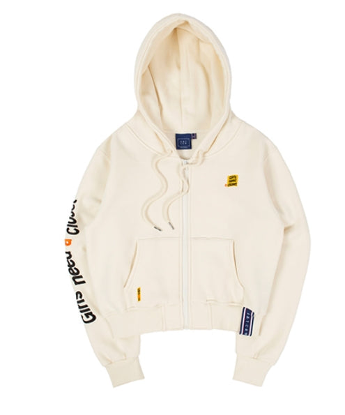 ロマンティッククラウン(ROMANTIC CROWN) GNAC HOOD ZIP UP_OATMEAL