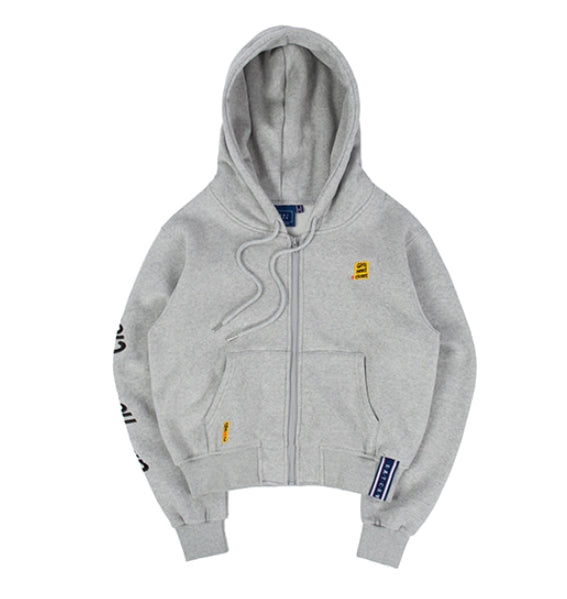ロマンティッククラウン(ROMANTIC CROWN) GNAC HOOD ZIP UP_GREY