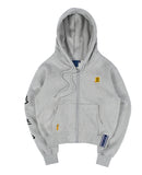 ロマンティッククラウン(ROMANTIC CROWN) GNAC HOOD ZIP UP_GREY