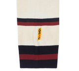 ロマンティッククラウン(ROMANTIC CROWN) CLASSIC LOGO STRIPE CARDIGAN_OATMEAL