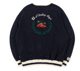 ロマンティッククラウン(ROMANTIC CROWN)  CLASSIC LOGO COTTON CARDIGAN_NAVY