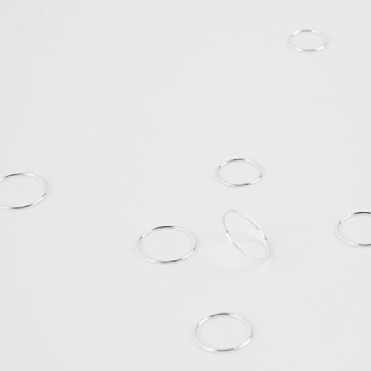 オルモストブルー(Almost Blue) 92.5 silver layered ring