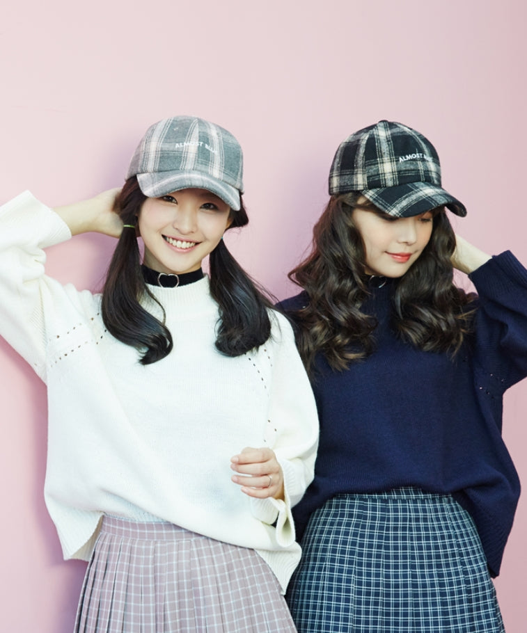 オルモストブルー(Almost Blue) AlmostBlue Check Ball Cap