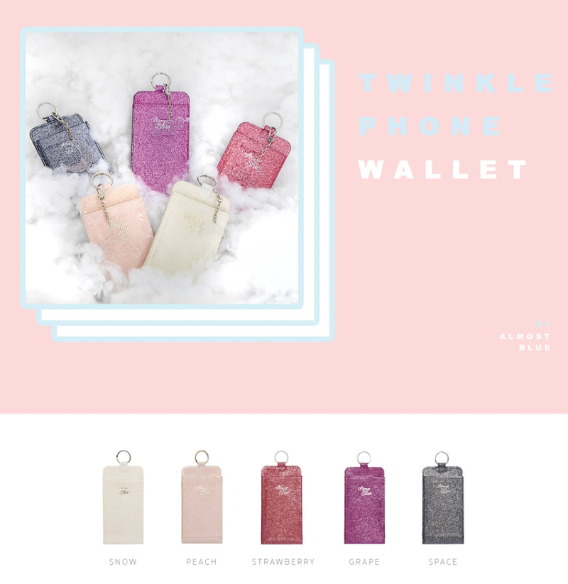 オルモストブルー(Almost Blue) TWINKLE PHONE WALLET ALMOST BLUE Pocket