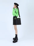ベーシックコットン(BASIC COTTON) BC Basic Zipper Skirts - Black