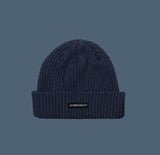 オルモストブルー(Almost Blue) ALMOST BLUE RUBBER LOGO BEANIE