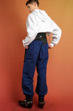 イーエスシースタジオ(ESC STUDIO) Snap training pants(blue)