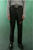 イーエスシースタジオ(ESC STUDIO) Zipper slacks (black)