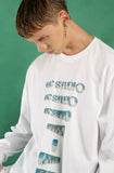 イーエスシースタジオ(ESC STUDIO) Logo long sleeves (white)