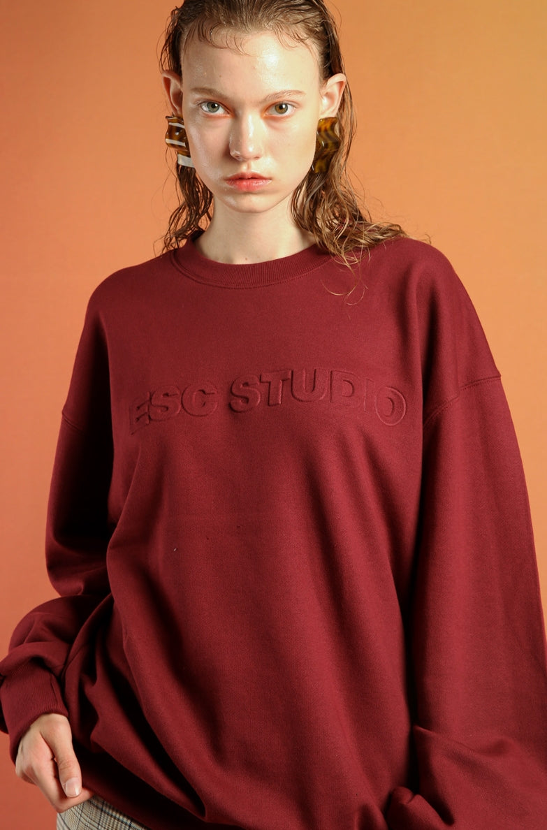 イーエスシースタジオ(ESC STUDIO) Logo MTM (burgundy)