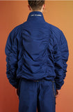 イーエスシースタジオ(ESC STUDIO) Shirring blouson (blue)