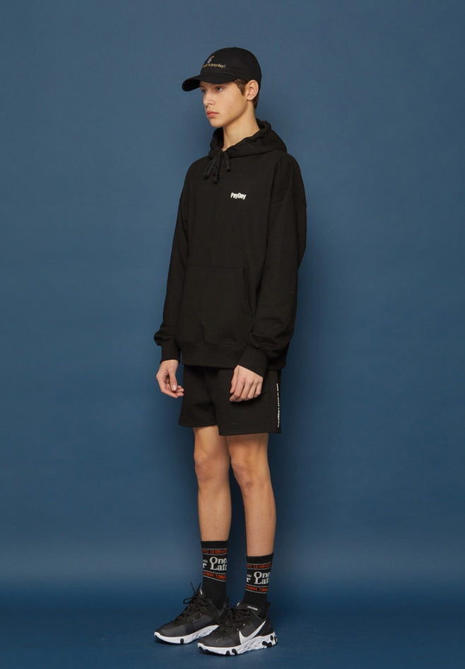 スローアシッド(SLOW ACID) Back Logo Hoodie (BLACK)