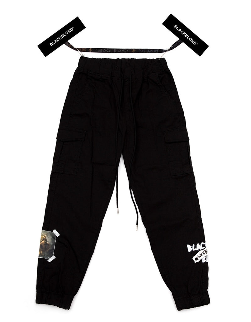 ブラックブロンド(BLACKBLOND) BBD Justitia Cargo Jogger Pants (Black)