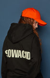 スローアシッド(SLOW ACID) Back Logo Hoodie (BLACK)