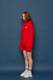 スローアシッド(SLOW ACID) Back Logo Hoodie (RED)