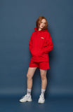 スローアシッド(SLOW ACID) Back Logo Hoodie (RED)