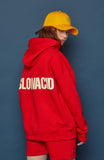 スローアシッド(SLOW ACID) Back Logo Hoodie (RED)