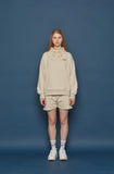 スローアシッド(SLOW ACID) Back Logo Hoodie (PALE BEIGE)