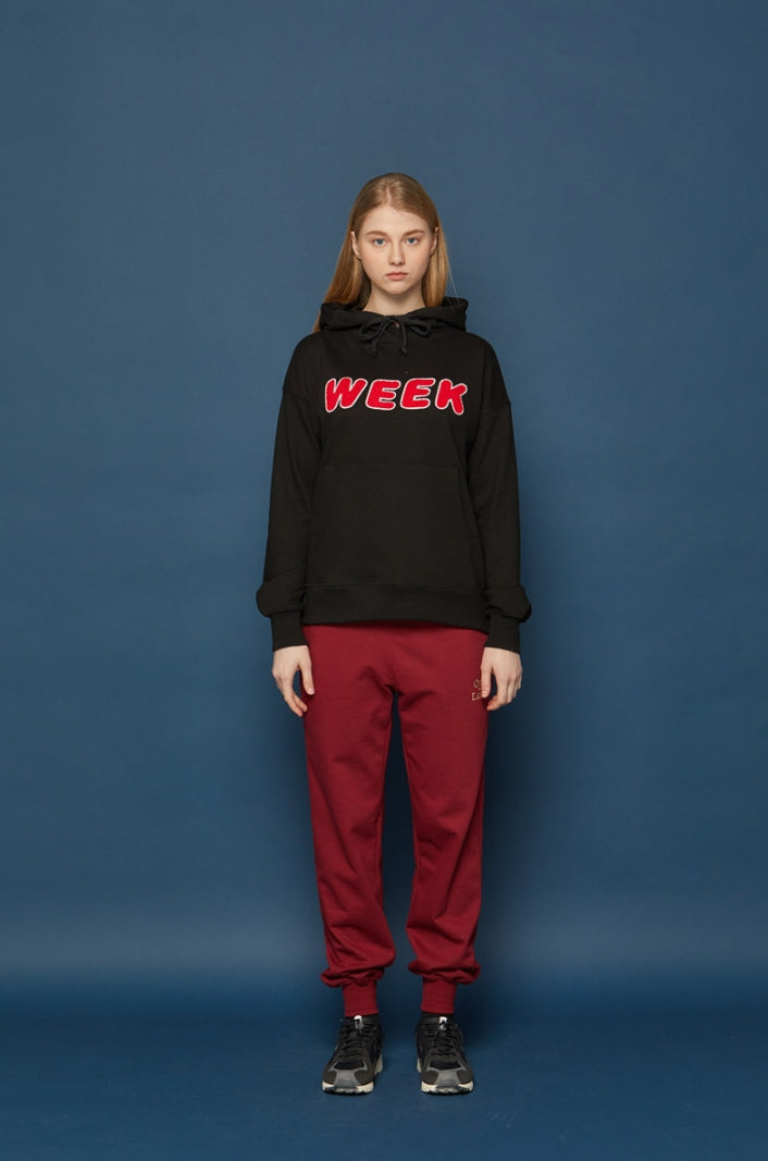 スローアシッド(SLOW ACID) WEEK Hoodie (BLACK)