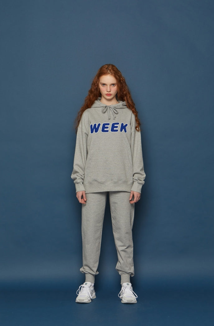 スローアシッド(SLOW ACID) WEEK Hoodie (GREY)