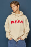 スローアシッド(SLOW ACID) WEEK Hoodie (IVORY)