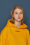 スローアシッド(SLOW ACID) Slowacid Embroidery Hoodie (YELLOW)