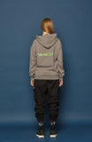 スローアシッド(SLOW ACID) Slowacid Embroidery Hoodie (DARK GREY)