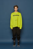 スローアシッド(SLOW ACID)　Pocket Sweatshirt (LIME)