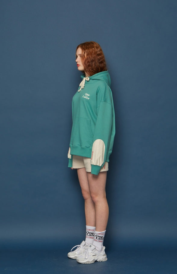 スローアシッド(SLOW ACID) Reverse Patch Hoodie (MINT)