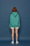 スローアシッド(SLOW ACID) Reverse Patch Hoodie (MINT)