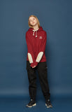 スローアシッド(SLOW ACID) Reverse Patch Hoodie (BURGUNDY)