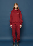 スローアシッド(SLOW ACID) OWL Hoodie (BURGUNDY)