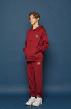 スローアシッド(SLOW ACID) OWL Hoodie (BURGUNDY)