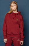 スローアシッド(SLOW ACID) OWL Hoodie (BURGUNDY)