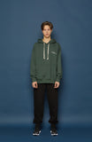 スローアシッド(SLOW ACID) Gothictypo Hoodie (GREEN)