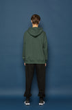 スローアシッド(SLOW ACID) Gothictypo Hoodie (GREEN)