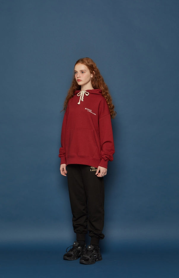 スローアシッド(SLOW ACID) Gothictypo Hoodie (RED)