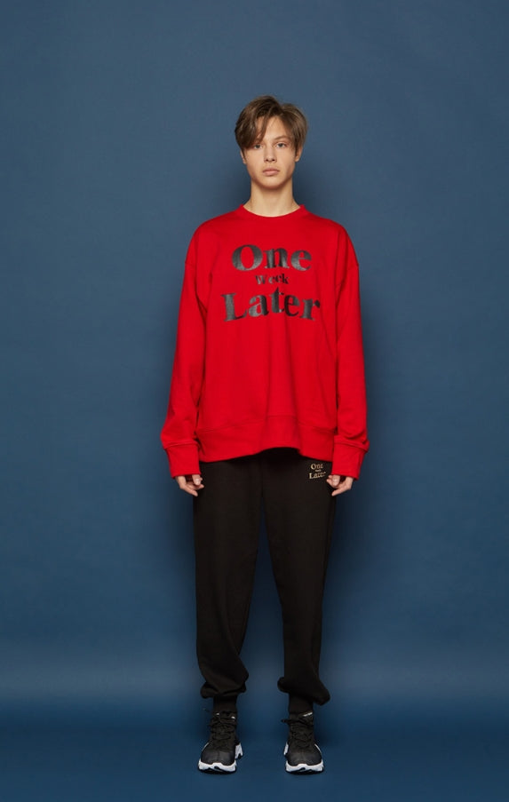 スローアシッド(SLOW ACID) OWL Sweatshirt (RED)